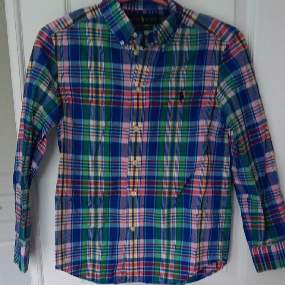 Multicolor Plaid Long Sleeve Shirt